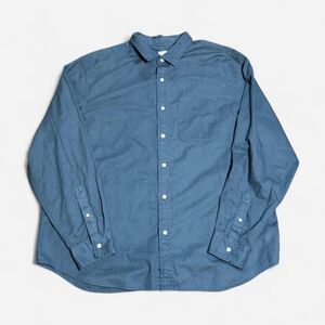 Old navy blue XXL size (width 25in, length 24in) long sleeve button up shirt